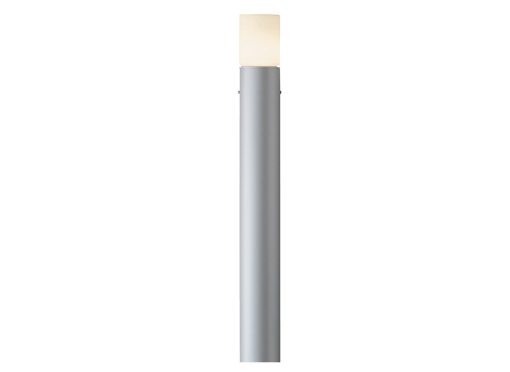 エクステリア 照明 ポージィポールライト ＬＥＤ(白色) 100V照明  色：シルバー ユニソン スタンド照明 ポールライト - 2