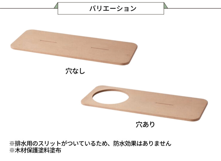 トーシンコーポレーション プランター NUストライプ専用オプション カバーボード バリエーション