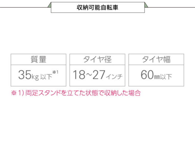 独立式サイクルスタンドCS-M 収納可能自転車