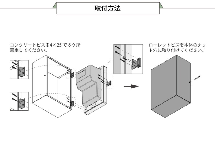 森田アルミ工業 電気メーターカバーBAKO（バコ）取付方法