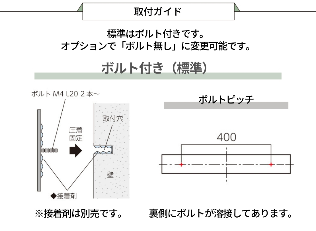 美濃クラフト ステンレス表札 Ancient（エンシェント）MAE-22-OTA 取り付けガイド