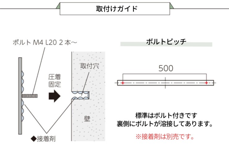 美濃クラフト スーパーステンレス表札 ラフィネ 取り付けガイド