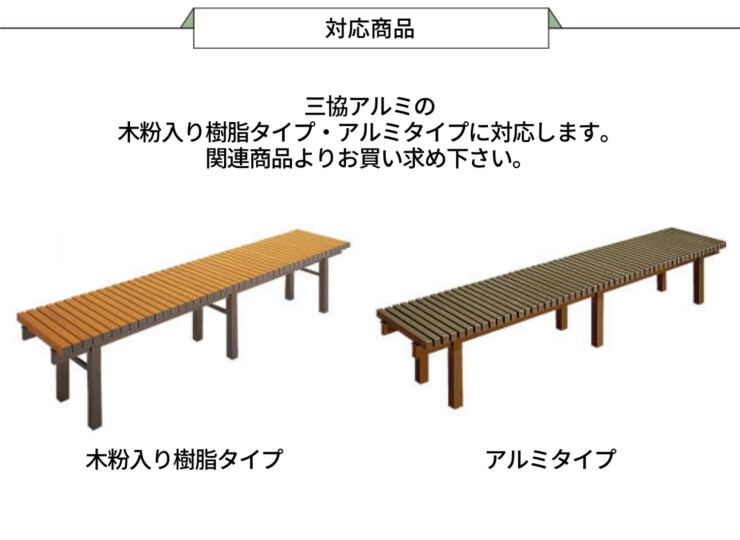 三協アルミ 濡縁専用オプション すのこキャップセット 対応商品