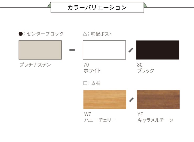 丸三タカギ 宅配ボックス搭載門柱 REGALIO-2（レガリオ2）Tタイプ/表札穴・子機穴加工なし/木目カラー・プラチナステン カラーバリエーション